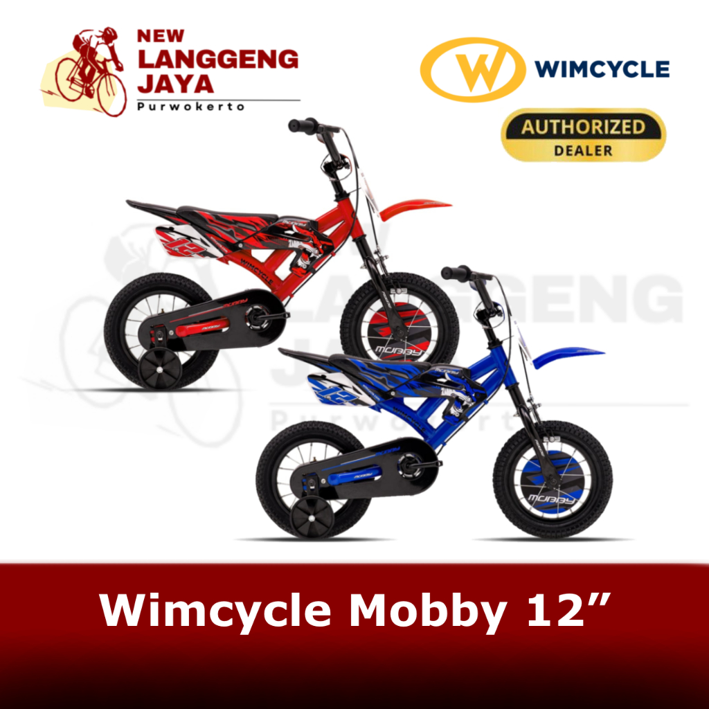 Wimcycle Sepeda Anak BMX Mobby 12"