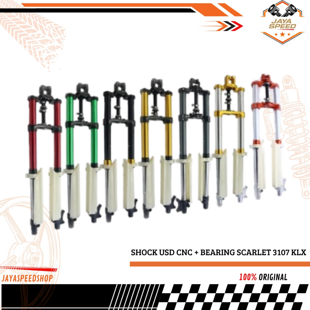 Scarlet Racing - Shock Upside Down Skok Depan USD CNC Plus Bearing SCT 3107 KLX