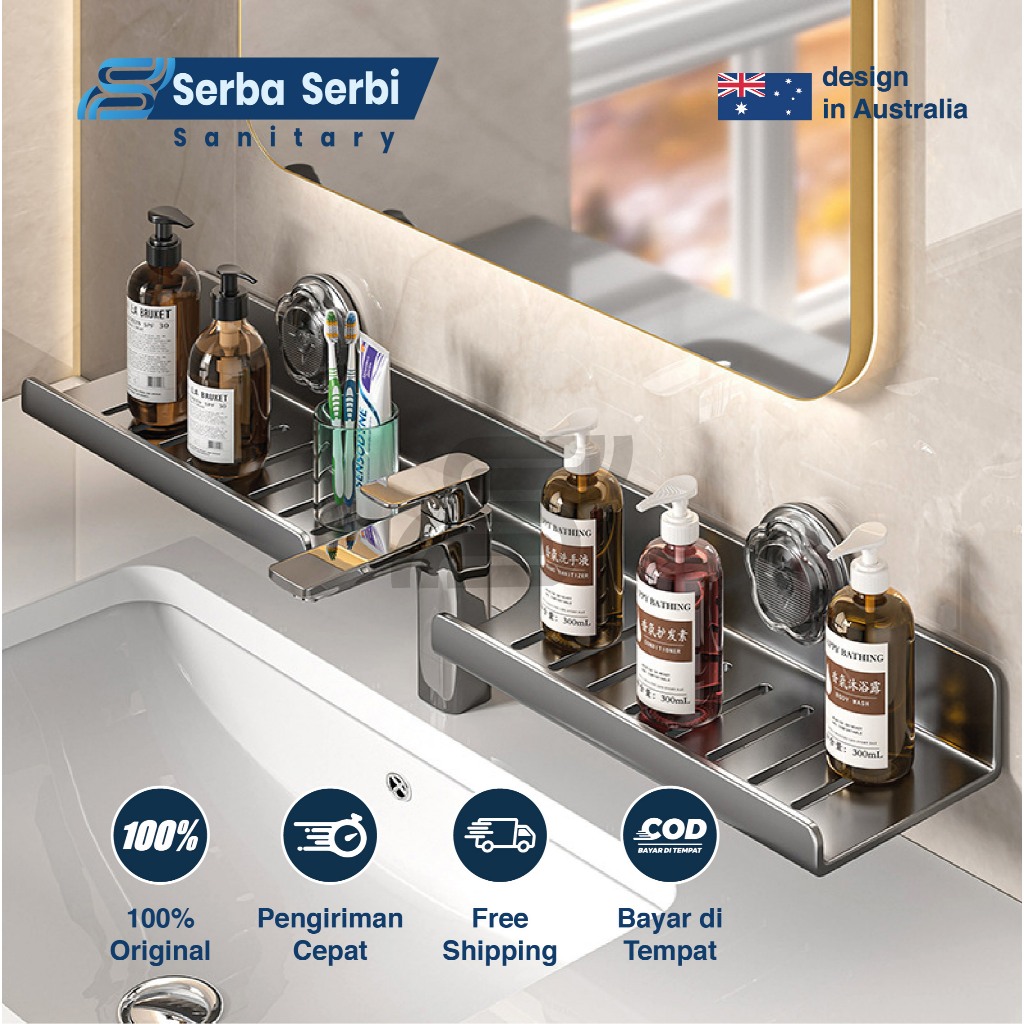 Rak Wastafel Kamar Mandi | Rak Kamar Mandi | (SRW)