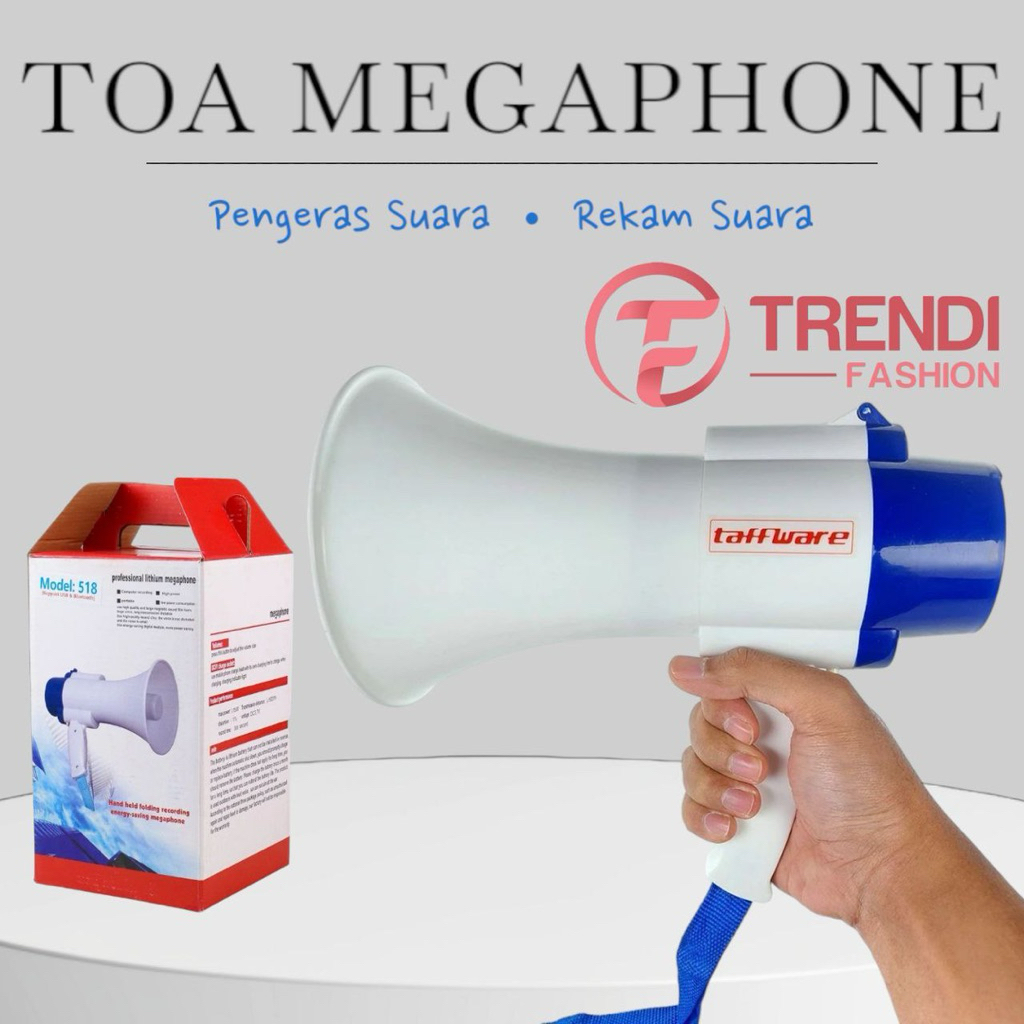 Toa Pengeras Suara Megaphone Rekam Suara