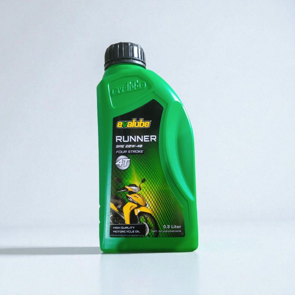 EVALUBE 4T RUNNER OLI MESIN MOTOR BEBEK UNIVERSAL OIL 4 TAK 800ML