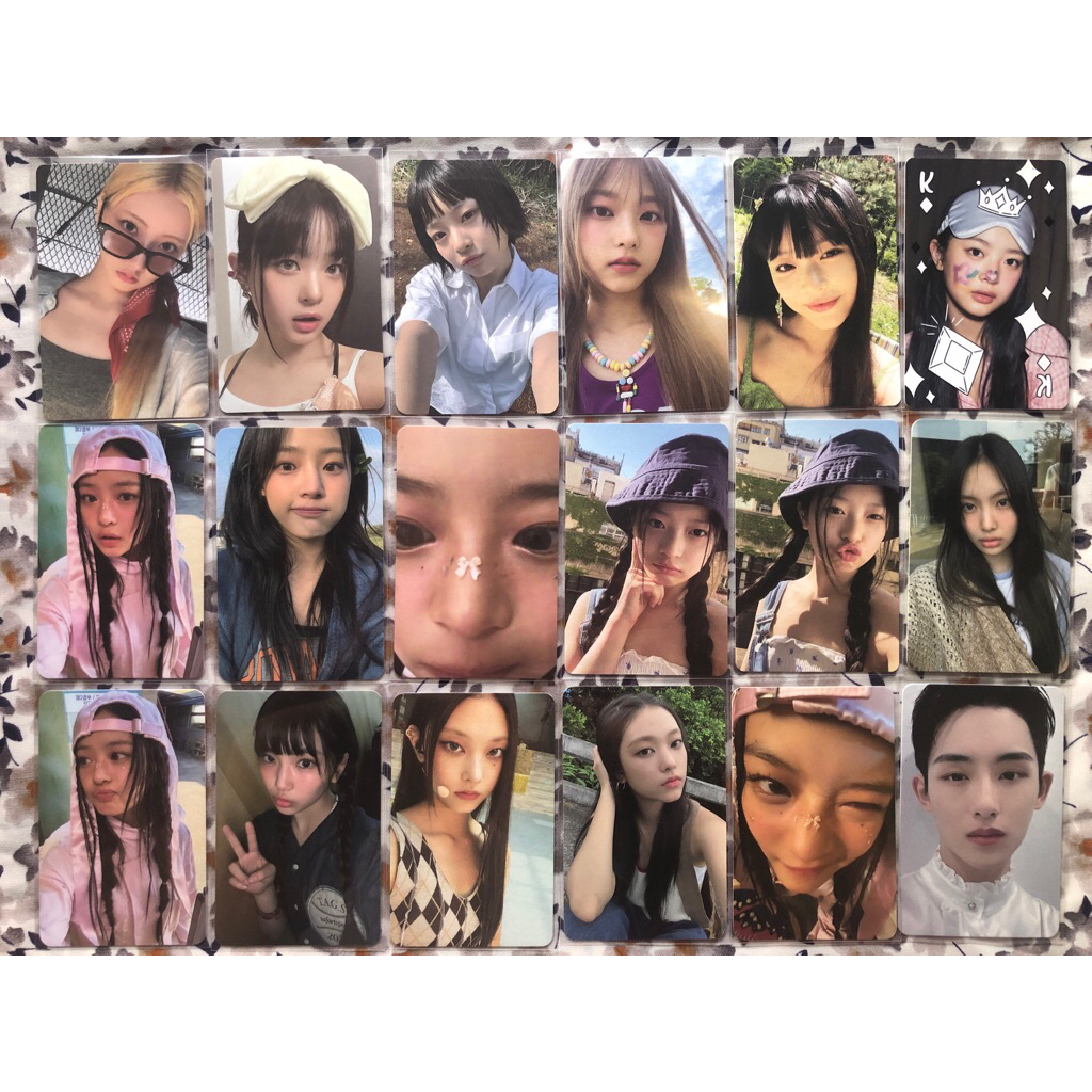 PHOTOCARD OFFICIAL NEWJEANS NJZ HANNI MINJI HAERIN DANIELLE HYEIN SG25 PC ZOOM CIMOL BUCKET CEMONG W