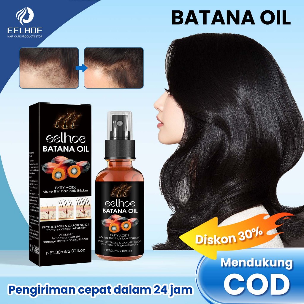 EELHOE Batana Oil Hair Growth Spray 30ml Hair Nourishing Essential Oil Anti Hair Loss Spray Hair Gro