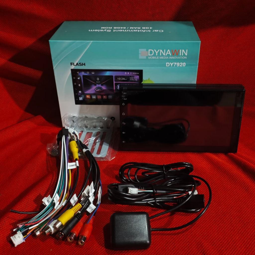 Hu Android Dynawin 7 inch Ram 4/64 GB New - head unit tape mobil