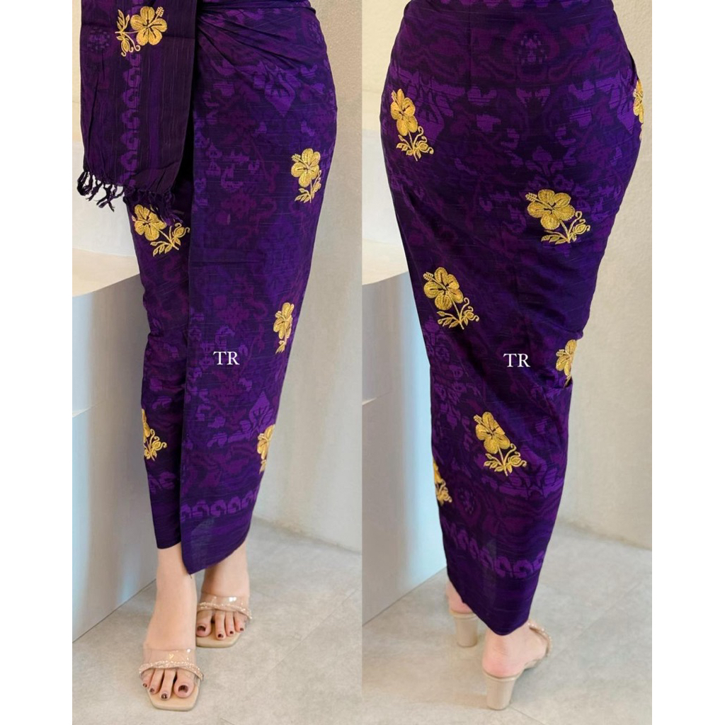 Kamen Endek Bordir Lembaran