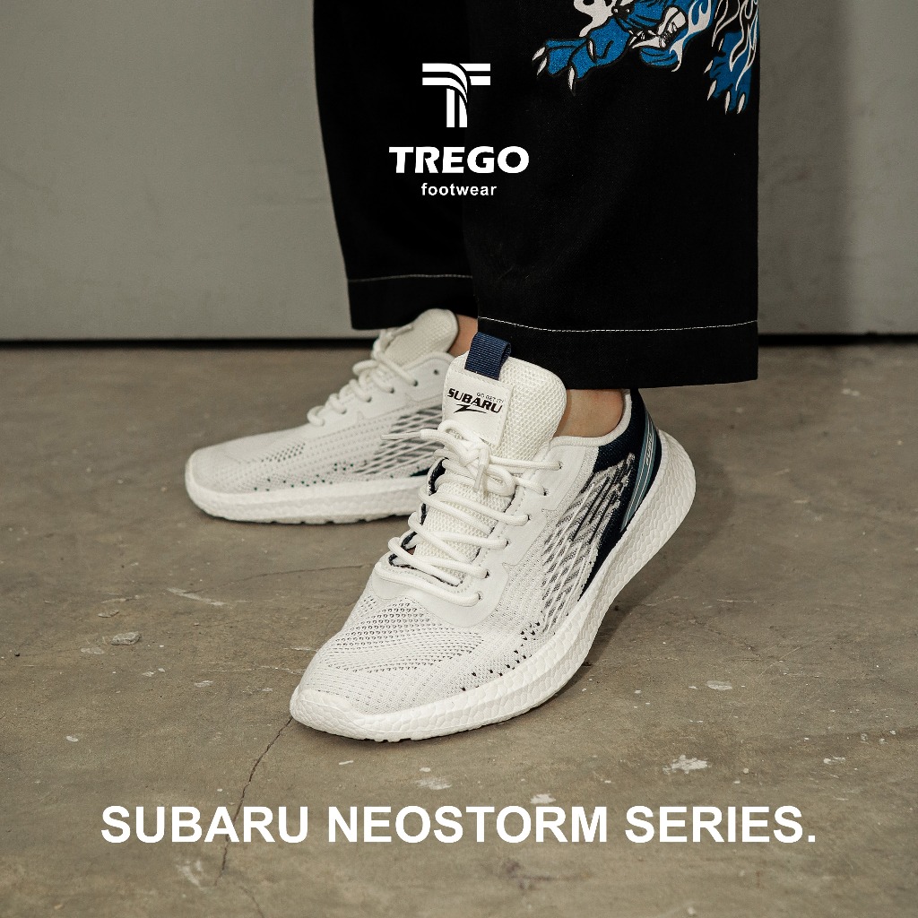 TREGO - SUBARU NEOSTORM - Man Sneakers - Sepatu Pria 40-44 | Sepatu Brand Lokal | Sepatu Sekolah Kul