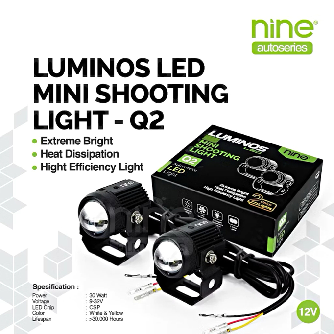 LAMPU TEMBAK LUMINOS 2 WARNA Q2