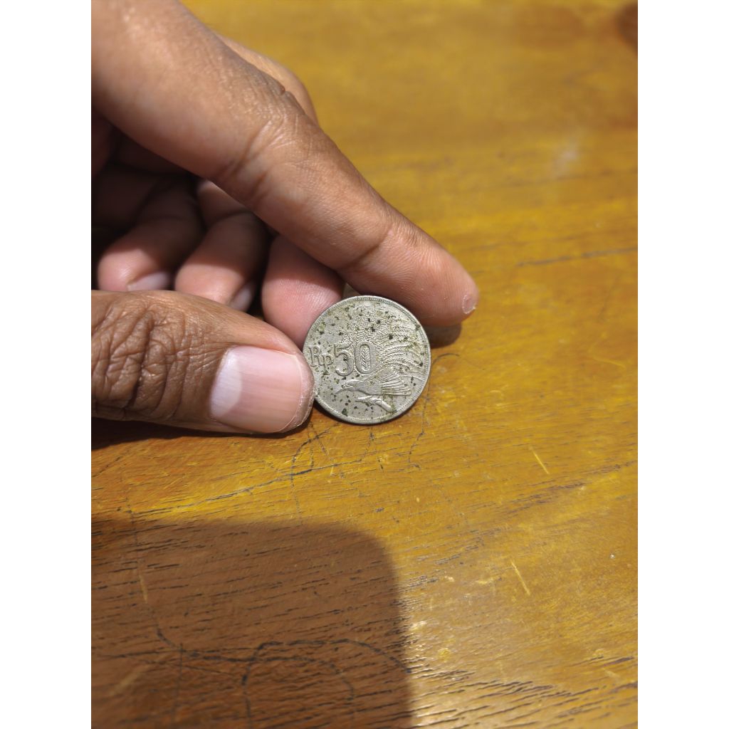 Koin 50 rupiah tahun 1971