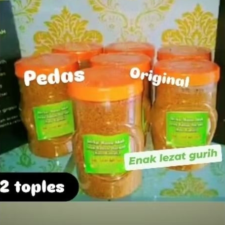 ABON IKAN GABUS | RABUK HARUAN | 2 TOPLES ORIGINAL DAN PEDAS BERAT 800 GR