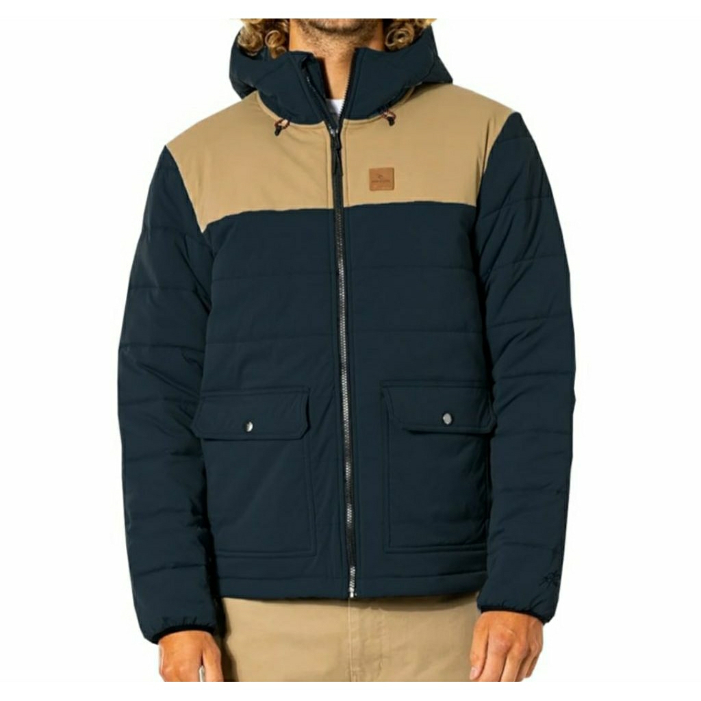 RIP CURL ANTI SERIES RIDGE BOY'S INSULATION NAVY JAKET ANAK JAKET HIKING TREKKING WINTER ORIGINAL