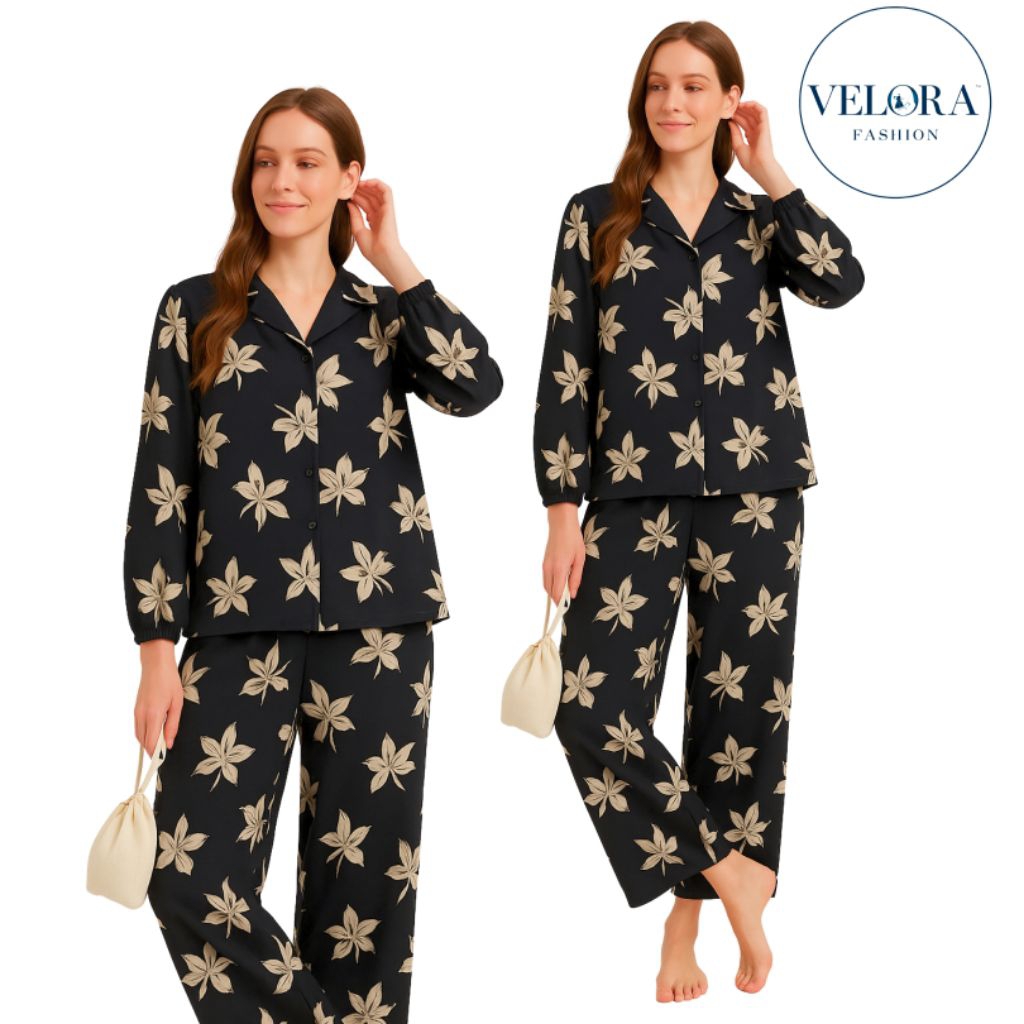 STELAN PIYAMA KULLOT KEKINIAN TERBARU-ONESET BAJU TIDUR SUPER LEMBUT