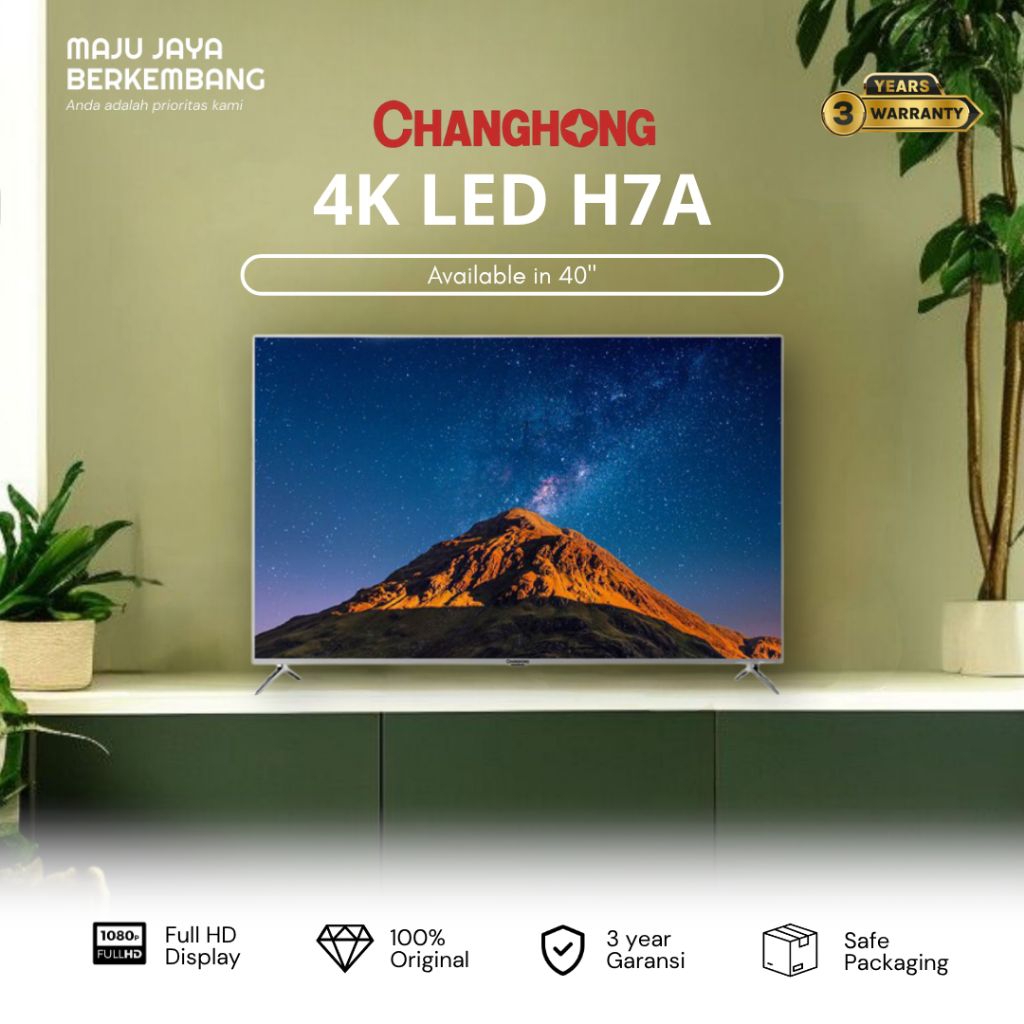 CHANGHONG U65H7A 4K ANDROID TV 65 inch h7a
