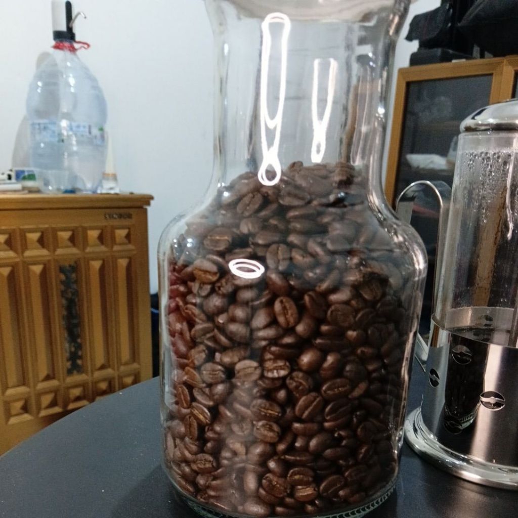 biji kopi luwak asli pengalengan