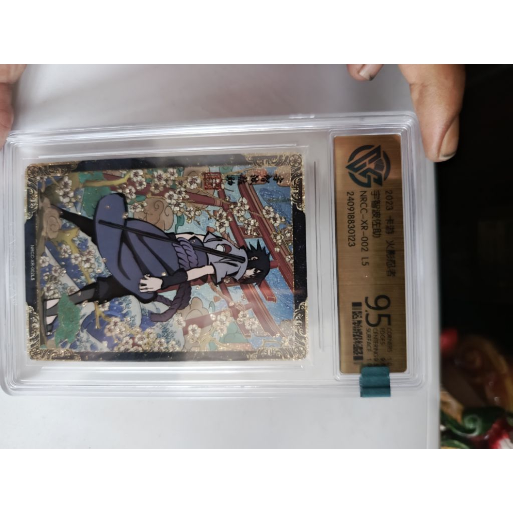 CARD NARUTO XR SASUKE GRADE 9.5