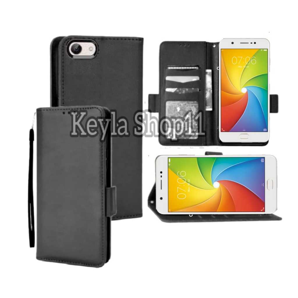Case Flip Untuk VIVO Y69 Soft Case Dompet Flip Cover Leather Premium Casing HP