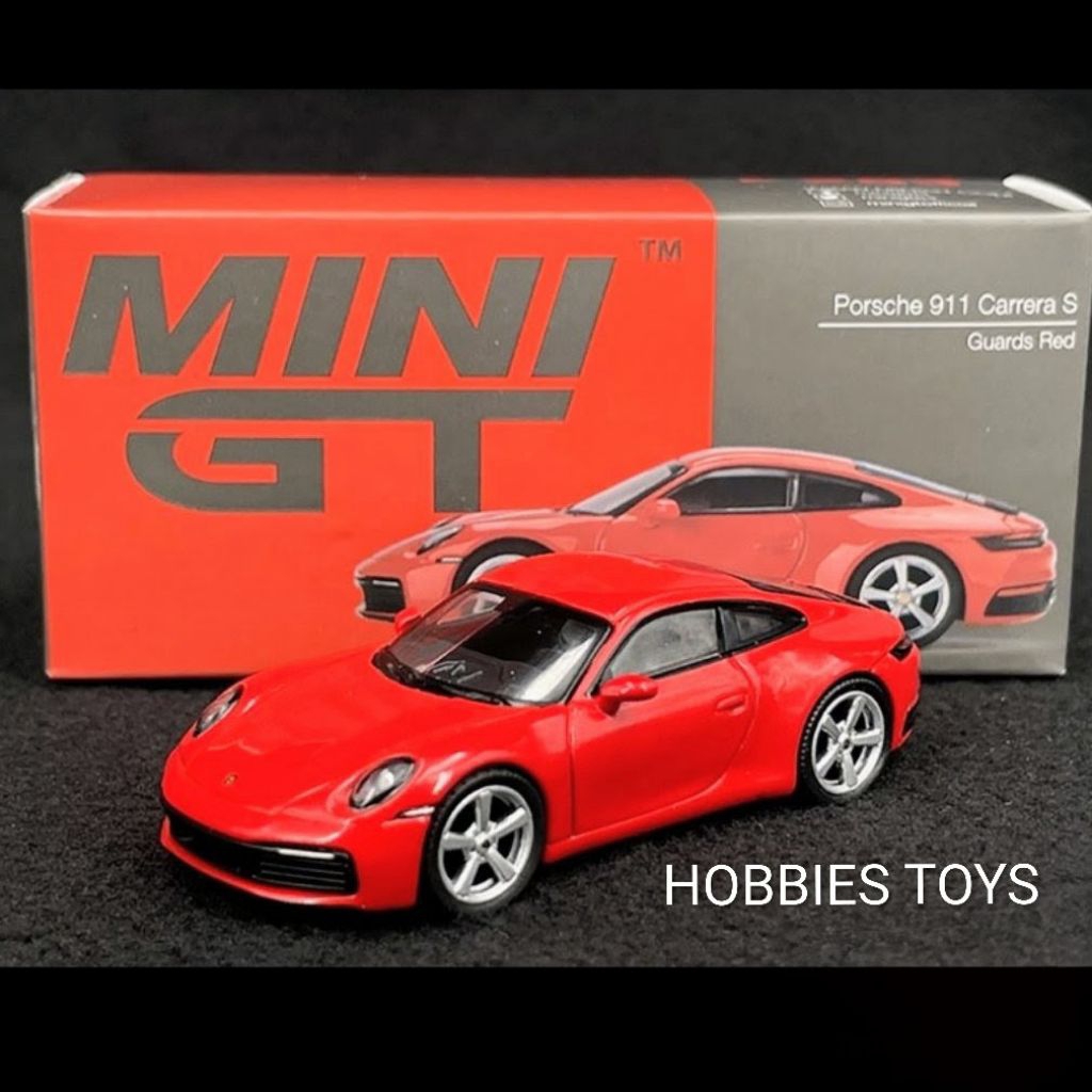 Mini GT 283 Porsche 911 (992) Carrera S Guards Red
