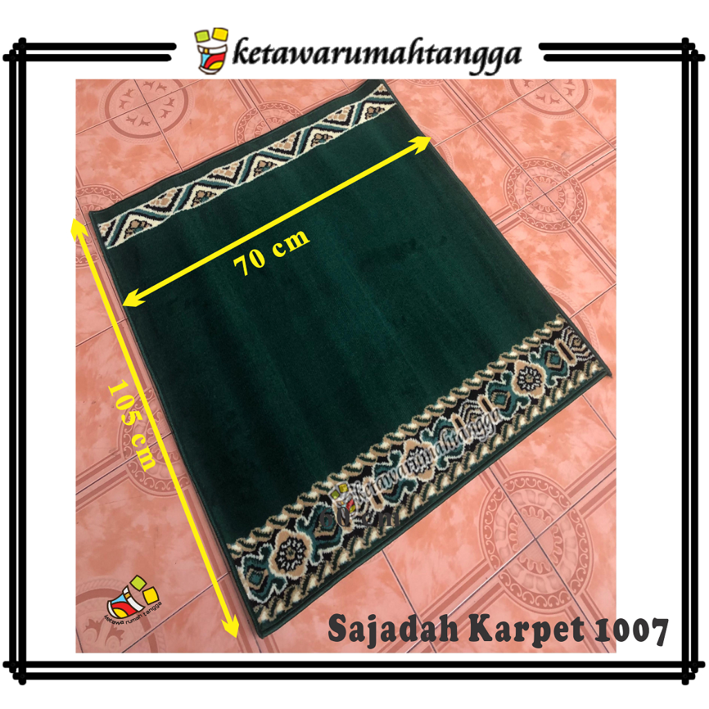 Sajadah Karpet Istimewa Bahan Tebal dan Empuk ketawarumahtangga