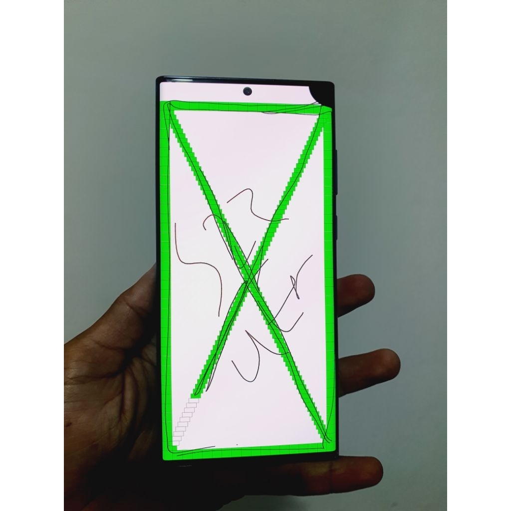 lcd samsung s22 ultra original copotan minus