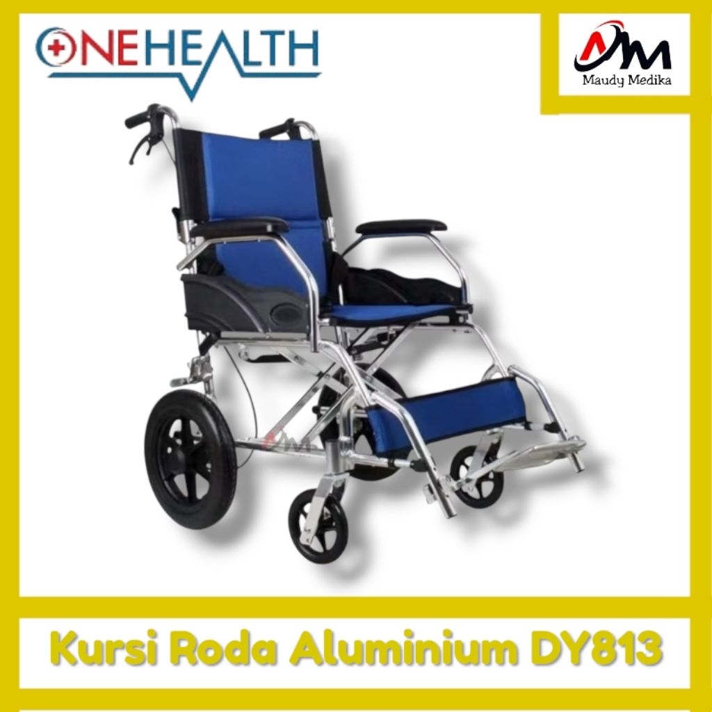 Kursi Roda DY813 Kursi Roda Traveling Onehealth Kursi Roda Umroh Haji