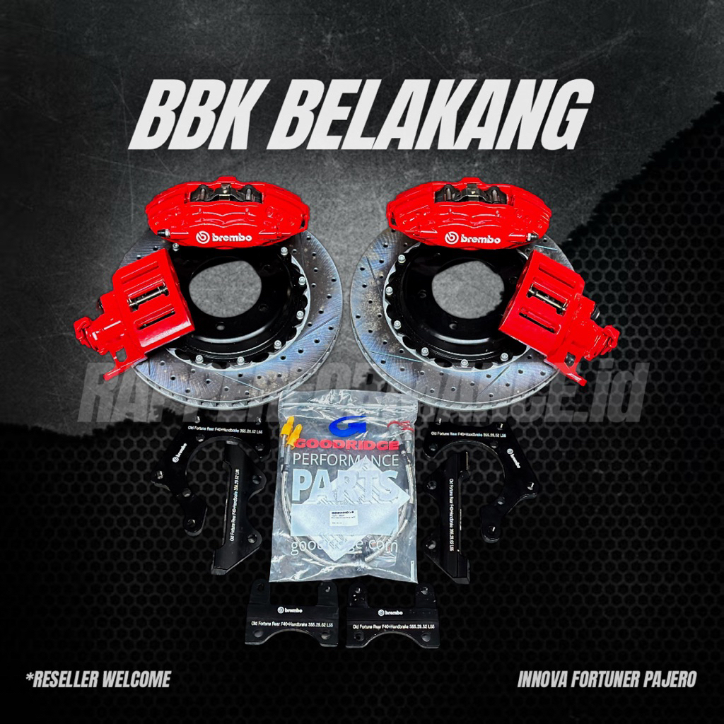 BBK Belakang Brembo F40 Innova Fortuner Original Refurbish