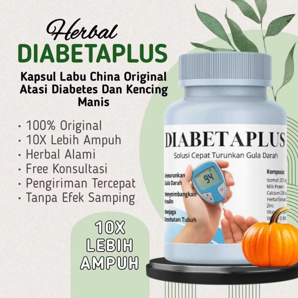 Diabetaplus Kapsul Labu Cina Herbal Diabetes