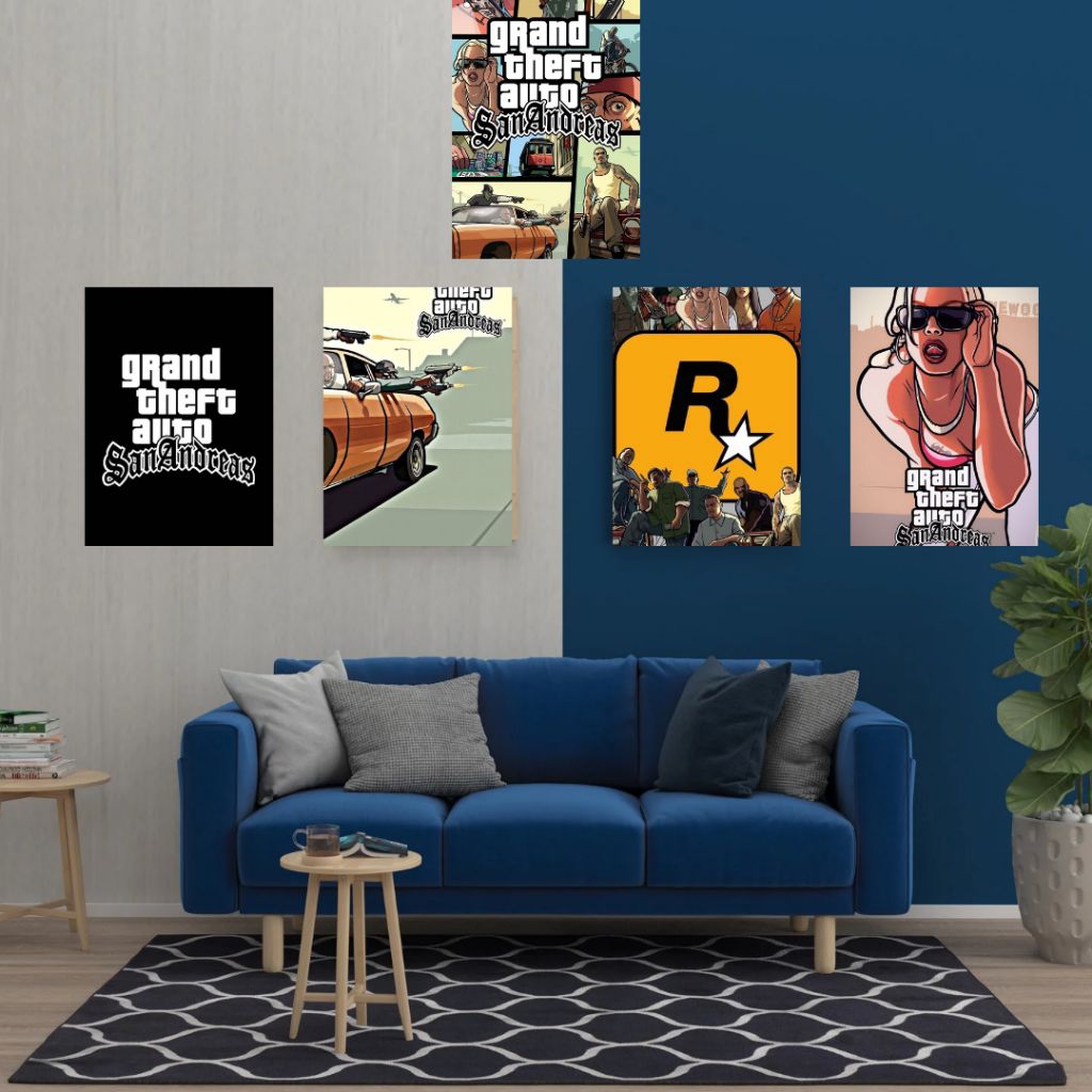 Hiasan dinding kamar Rumah cafe media papan MDF  Walldecor Dekorasi dinding Poster aesthetic Vintage