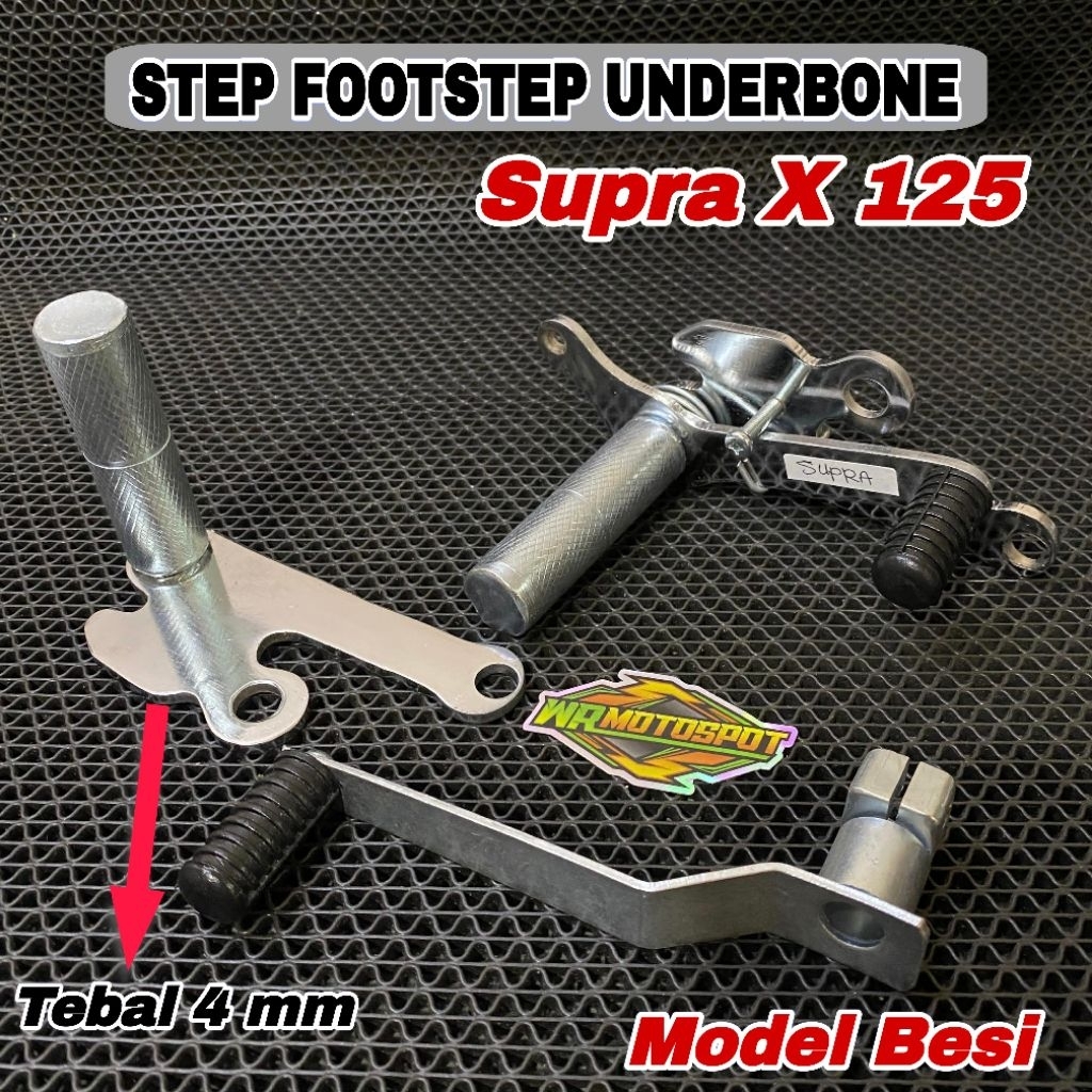 Step Footstep Underbone Supra X 125 Model Besi Premium