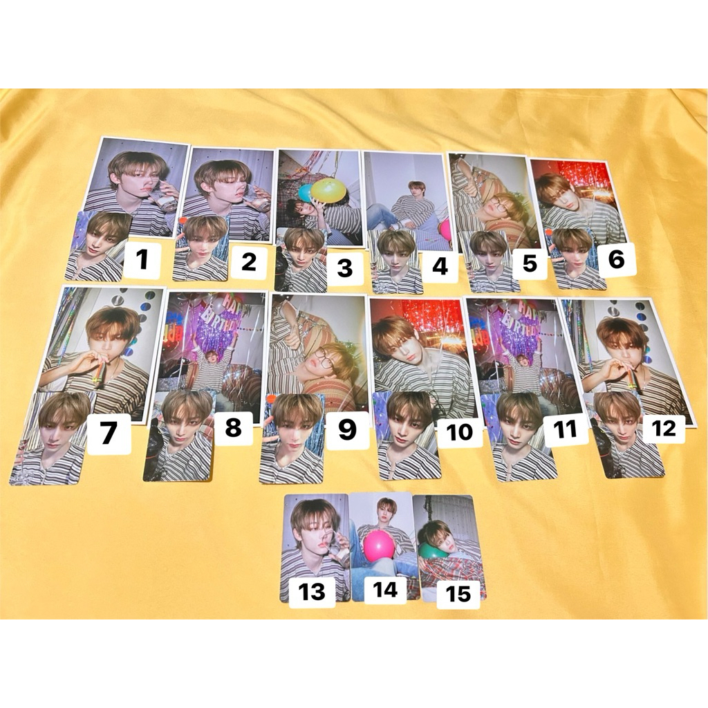 [READY STOCK] PC PHOTOCARD TAESAN BOYNEXTDOOR BDAY KIT BIRTHDAY TAESAN'S DOUBLE THE FUN PARTY MD BON
