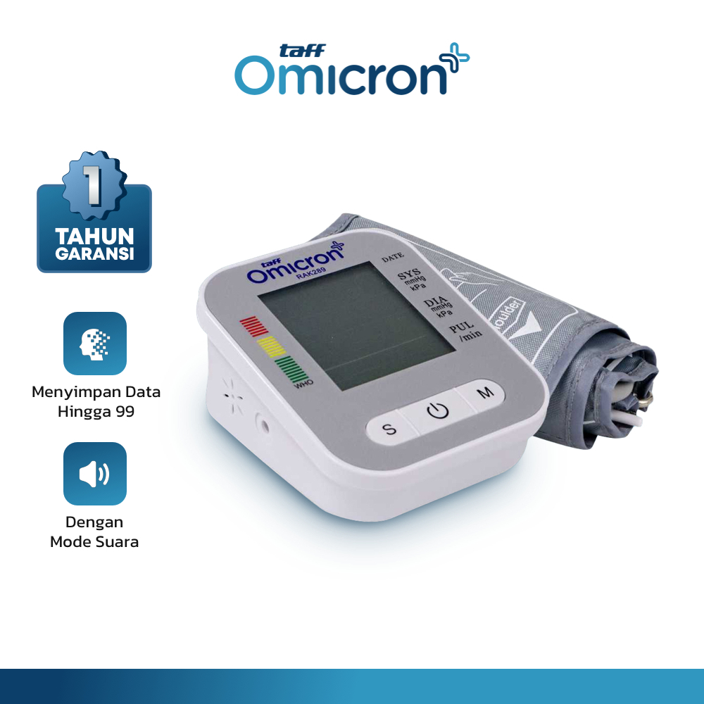 Tensimeter Digital Voice Bahasa Indonesia RAK289 Omicron