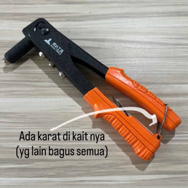 Boda Tang Rivet 9,5” Heavy Duty (Ada karat di Kait )