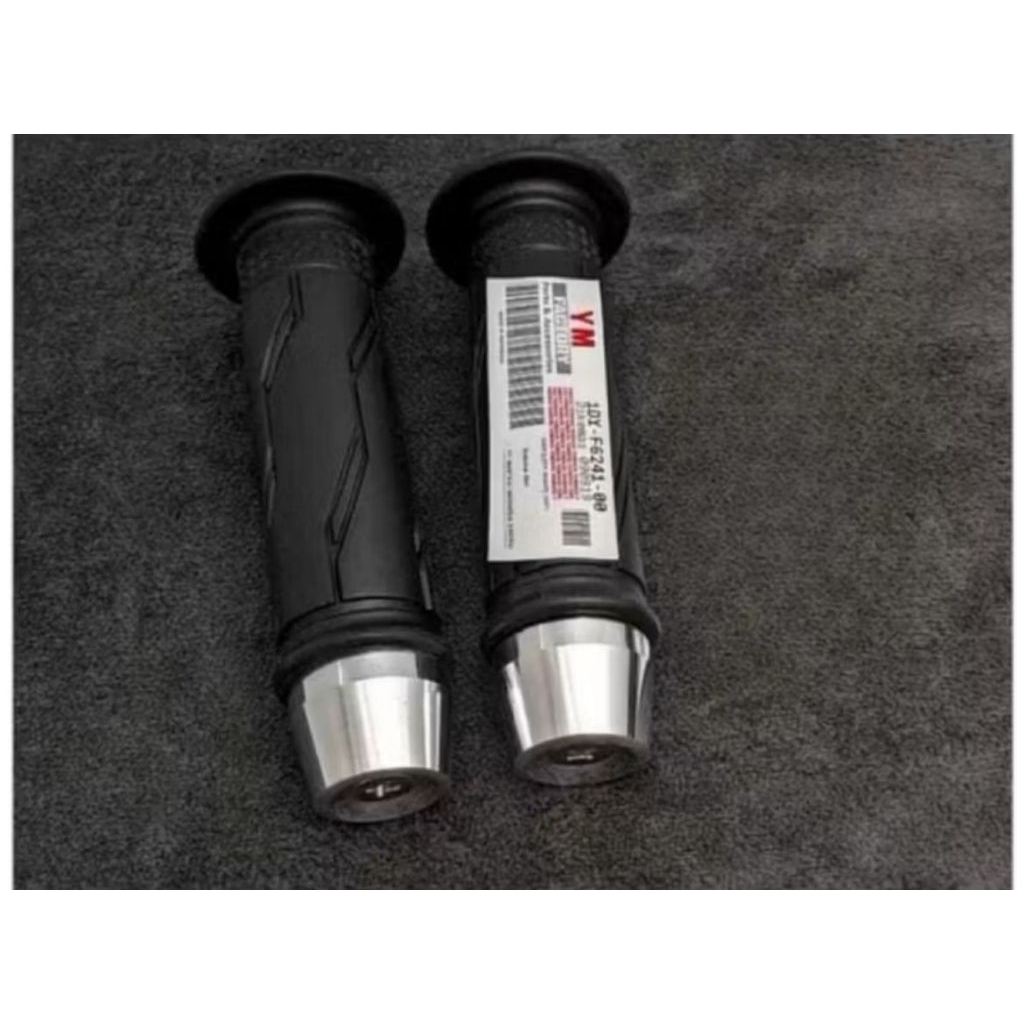 Handgrip Yamaha Original, paket handgrip dan jalu chrome