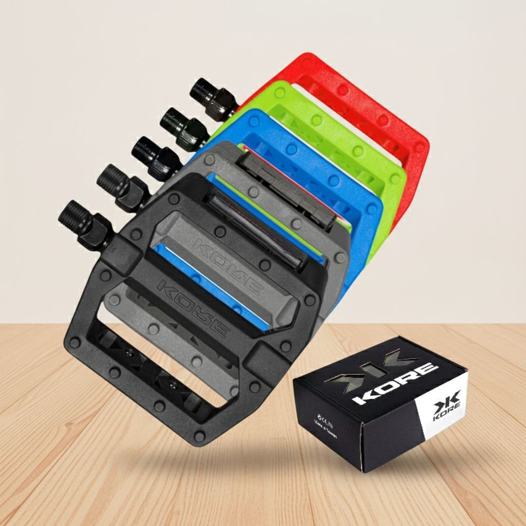 Pedal KORE polygon original dan level up untuk sepeda MTB sepeda gunung Fixie BMX