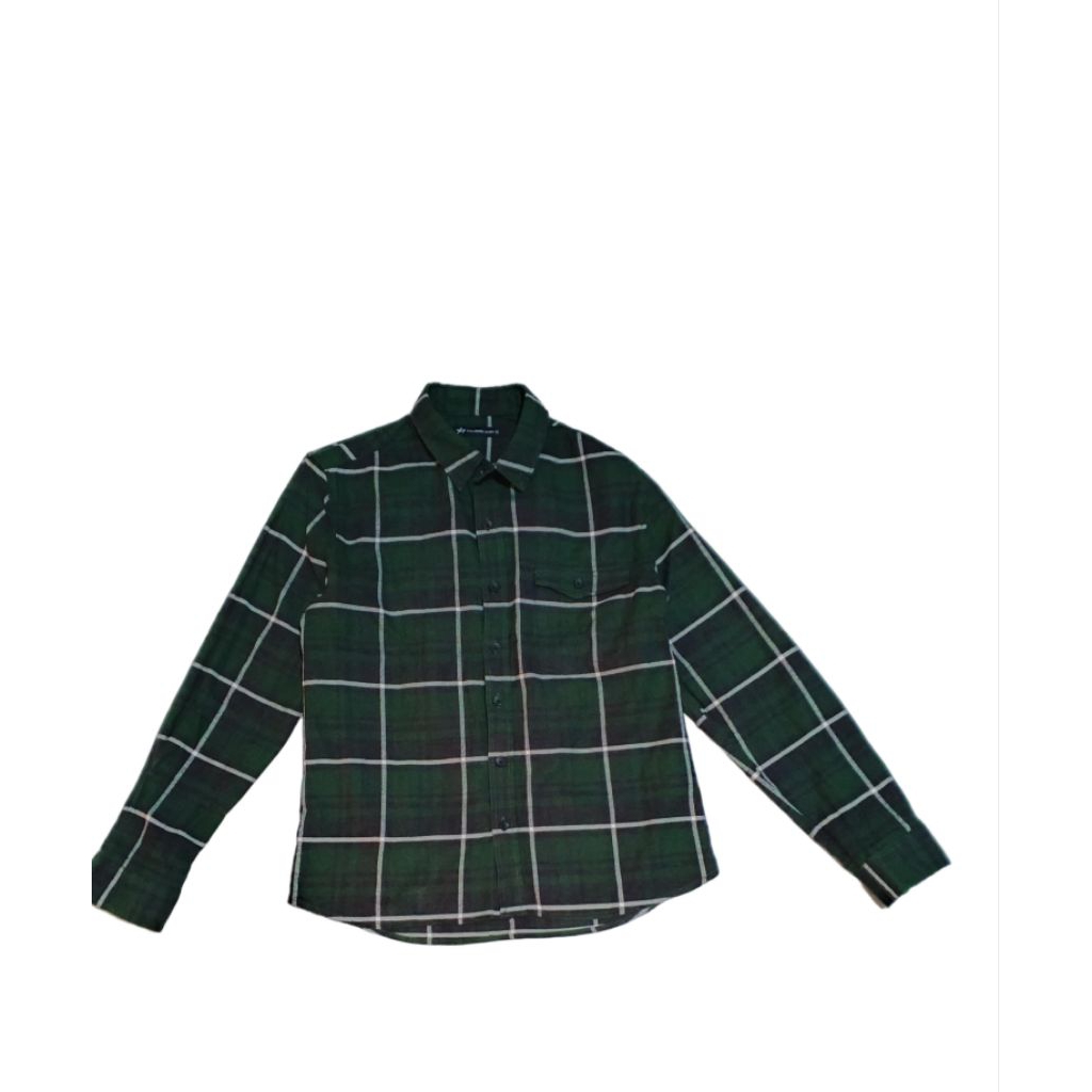 Kemeja Lengan Panjang Flannel Bang Bang Jeans Pria Wanita Unisex Second