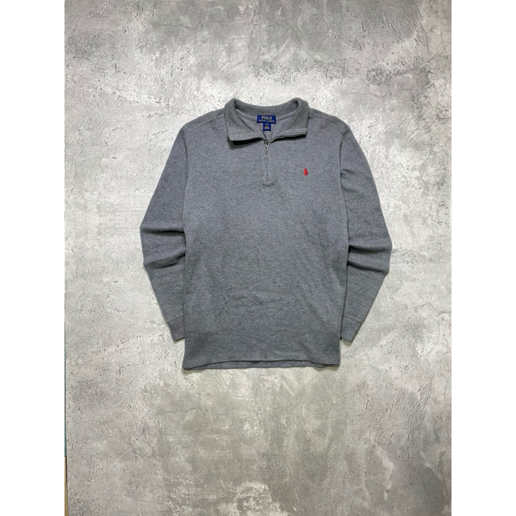 Halfzip Grey Polo RL
