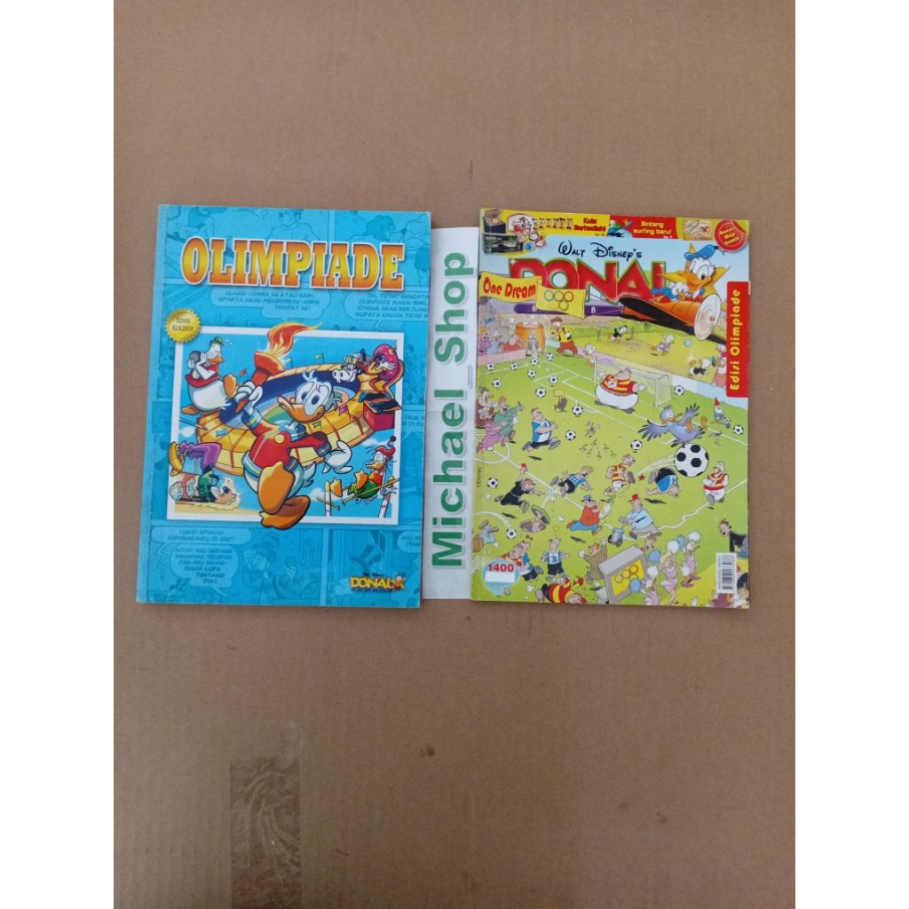 SET Buku Komik Majalah Walt Disney's Donal Bebek edisi Koleksi OLIMPIADE