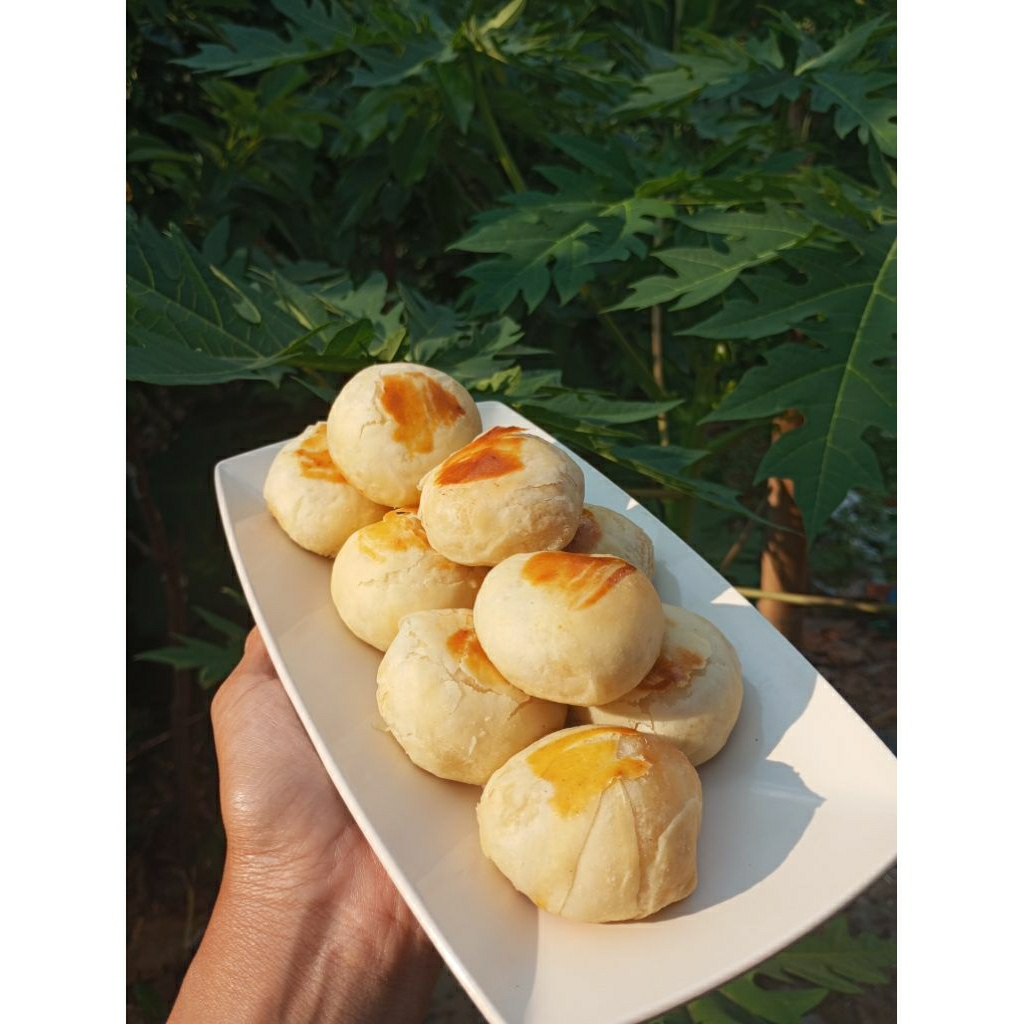 Bakpia Kering | Pia Kering | Bakpia Pathok Khas Jogja | Bakpia Yusfa Rasa Kacang Hijau (Isi 10)