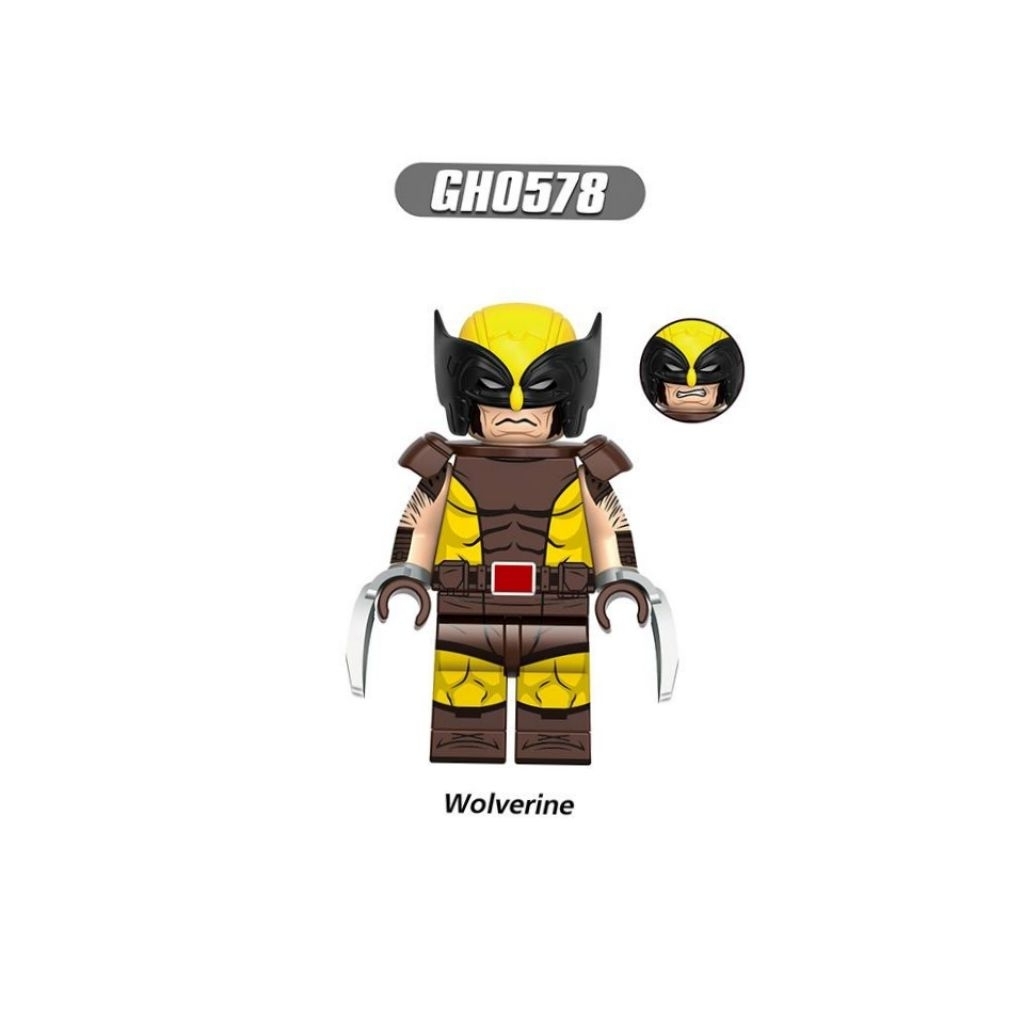 Koleksi Figure Kecil Wolverine Superhero Hiasan Pajangan