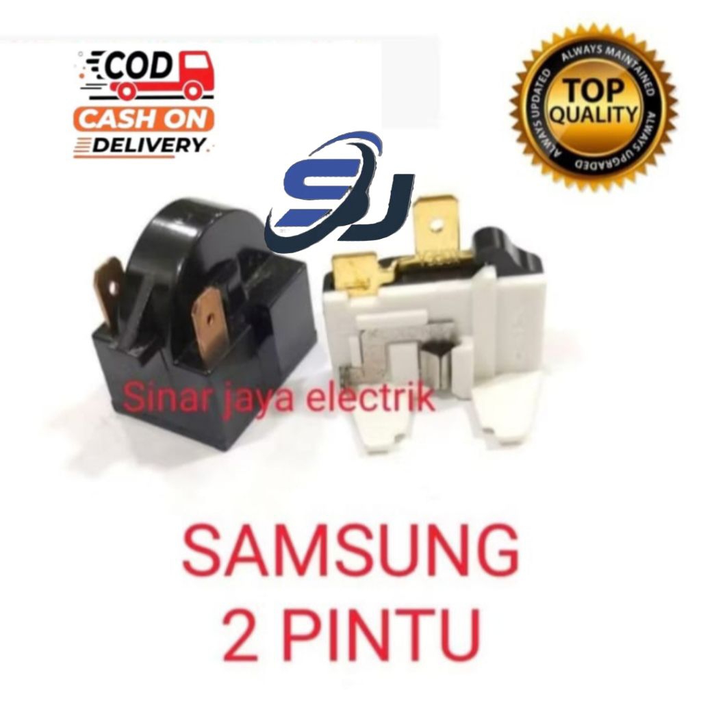 RELAY PTC OVERLOAD KULKAS SAMSUNG 2 PINTU / RELAY PTC 2 PIN