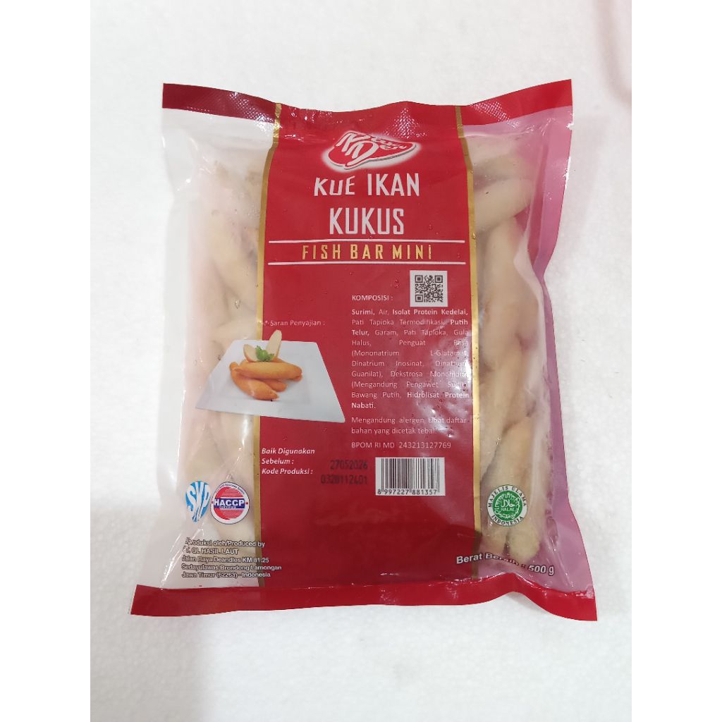 Pak Den Fish bar mini/Kue ikan kukus 500gr
