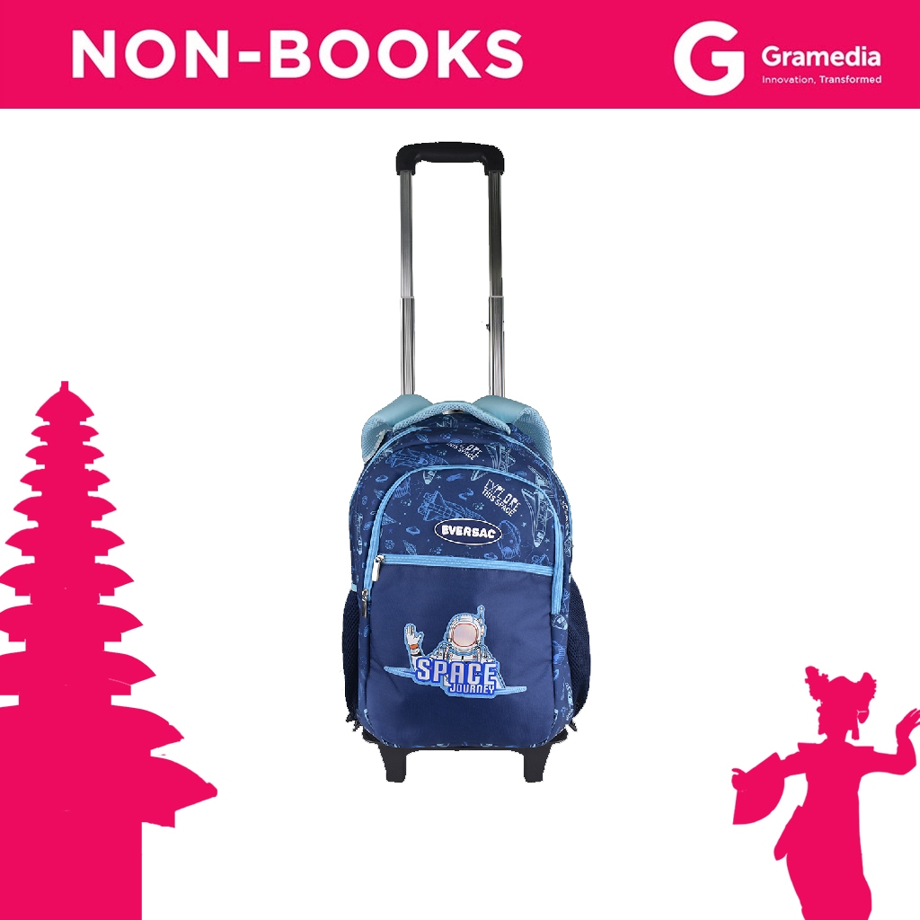 Gramedia Bali - EVERSAC TROLLEY BACKPACK SPACE / Tas Koper Anak