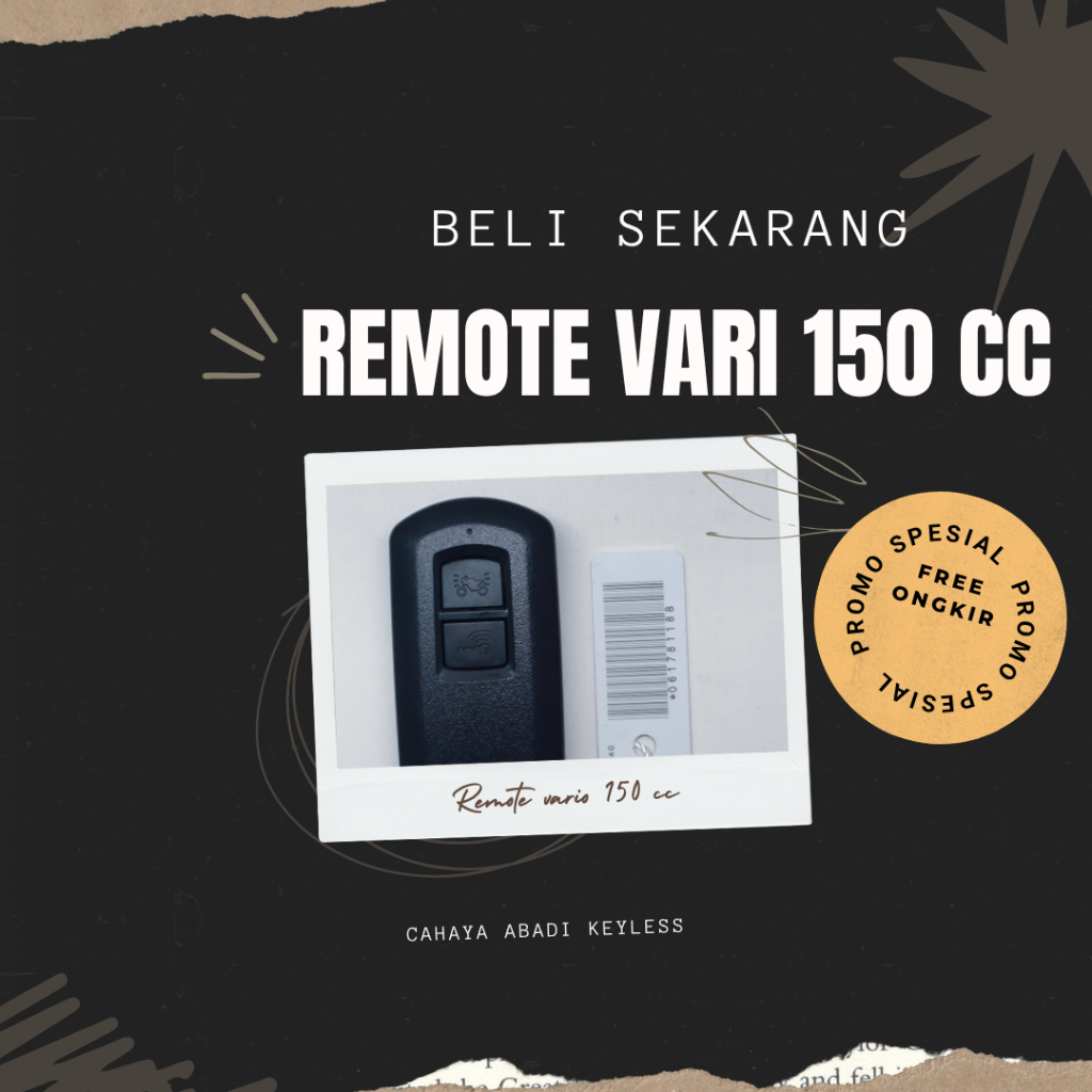 Remote Keyless vario 150/ Scoppy -2022