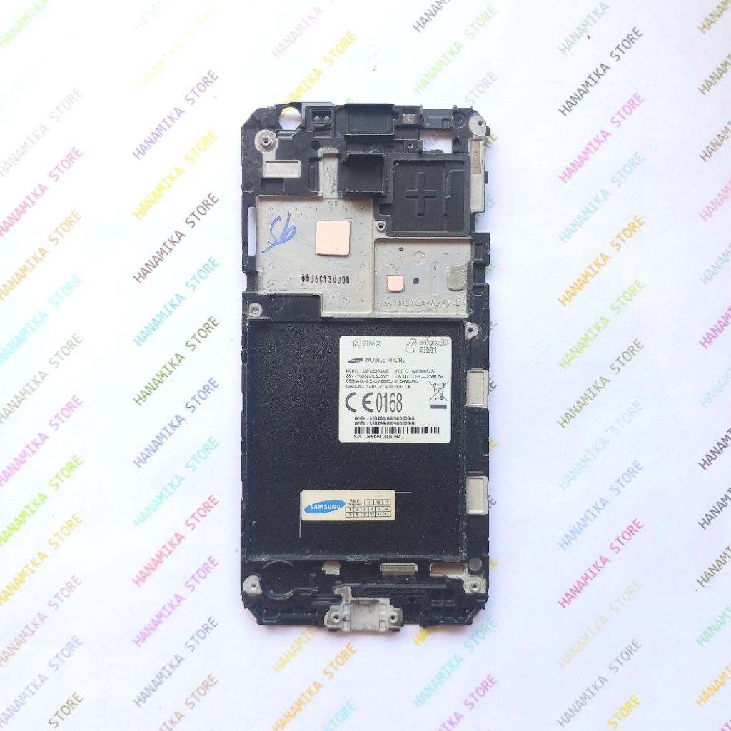 TULANG TENGAH / TATAKAN LCD samaung galaxy J2 prime / G532 / grand prime plus / G531 ori copotan