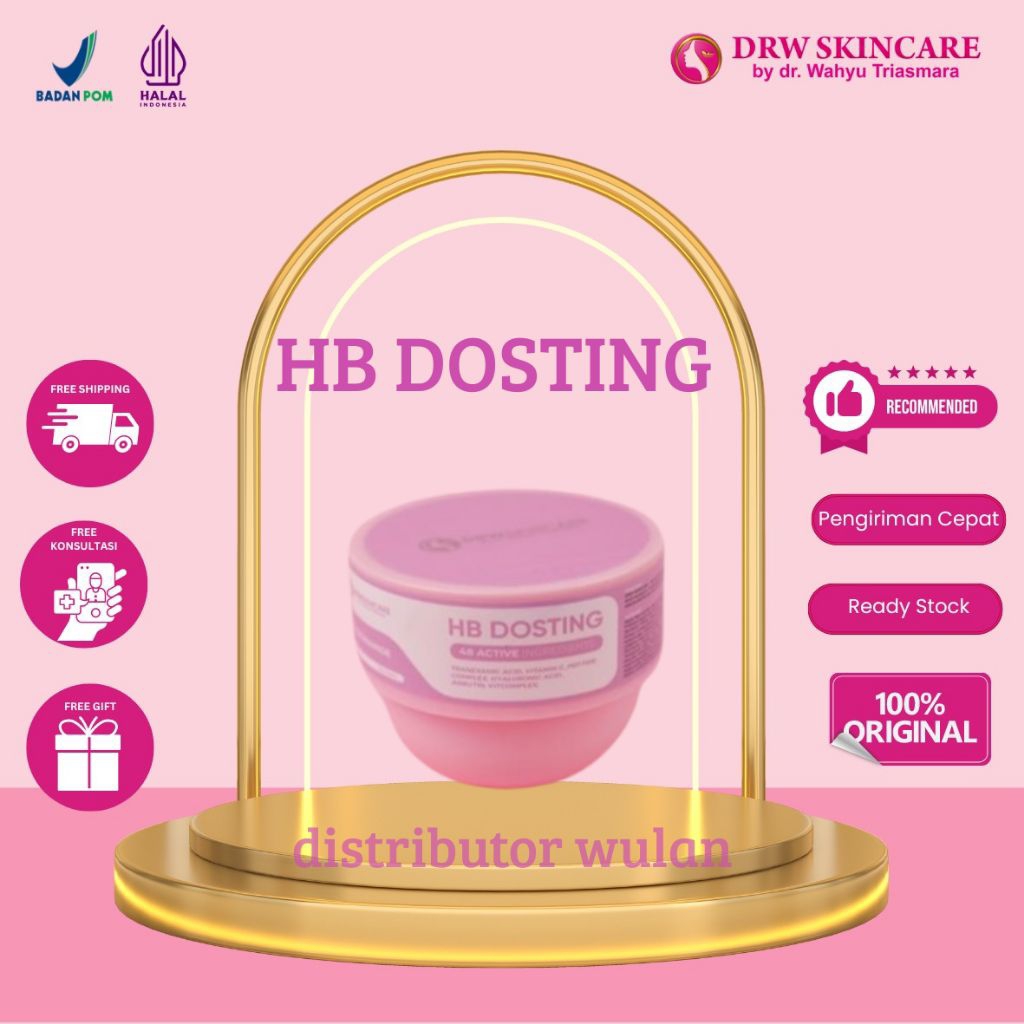 HB DOSTING DRW SKINCARE BOOSTER LOTION MALAM UNTUK MENCERAHKAN KULIT BPOM