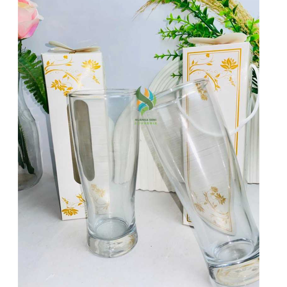 Souvenir Gelas Jus Kaca Aesthetic Ala Korea 380ml Gelas Porto Citinova Tumbler Mug Minum Kaca Tinggi