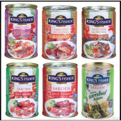 King fisher sarden 155gram
