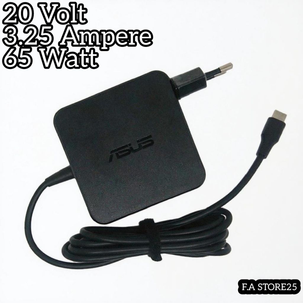 Adaptor Charger Casan Laptop Asus Expertbook B1402 B2502C B3 Flip B5 Flip B9400CBA 20V 3.25A 65W