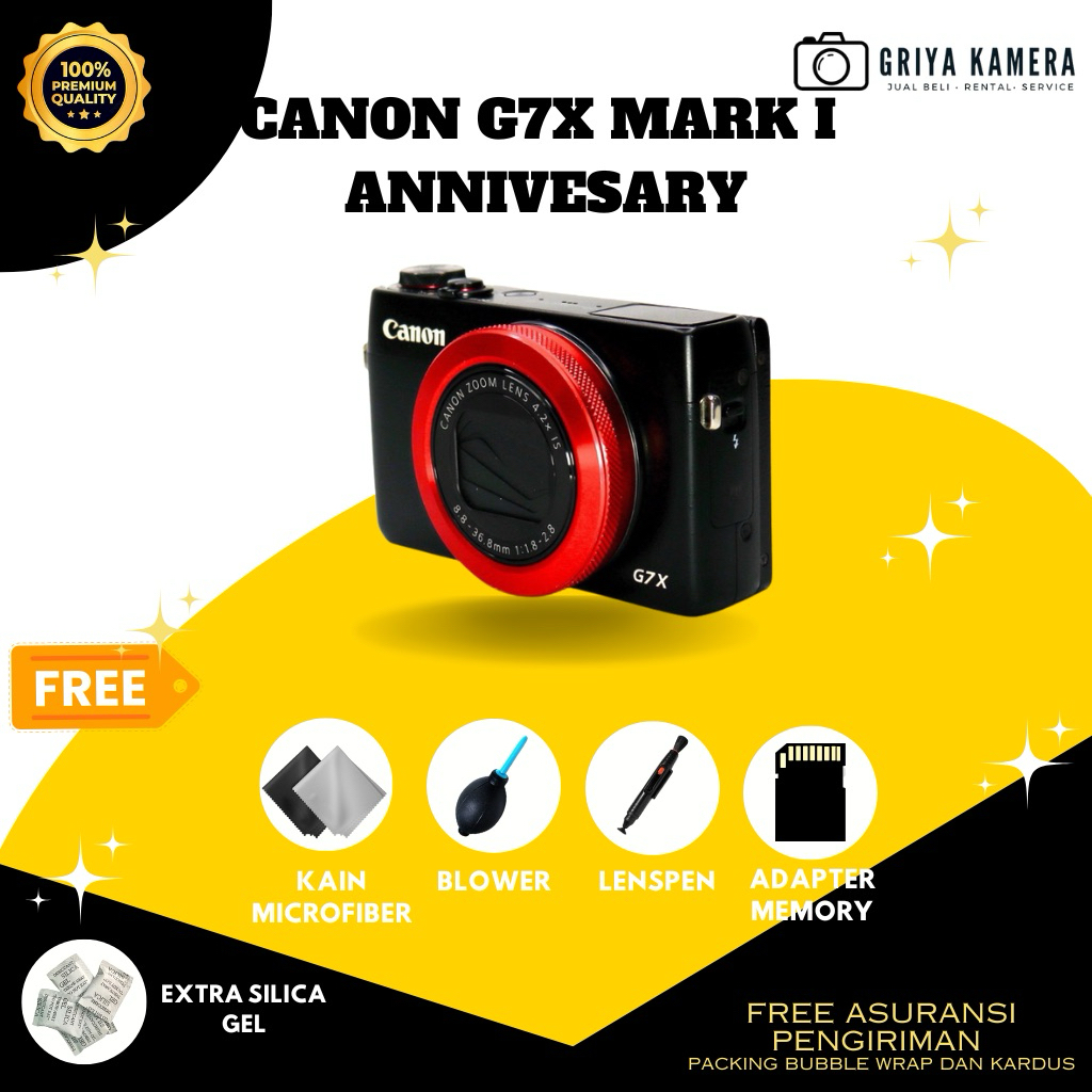 Canon G7X mark I | anniversary edition|poket kamera