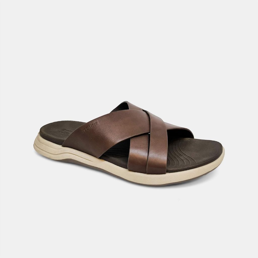 bata comfit Sandal Slide Pria Comfit Bamboo