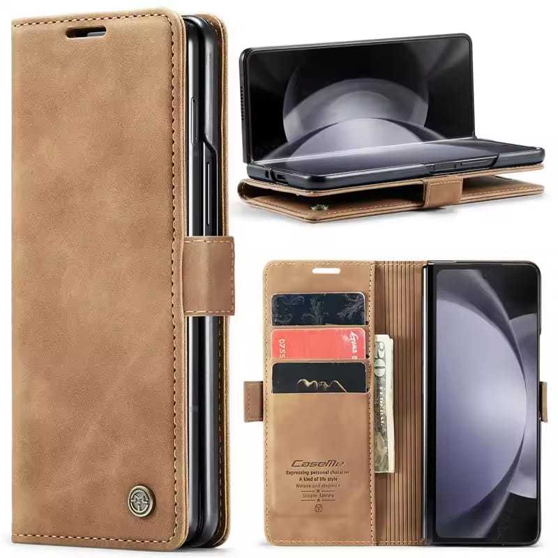 SAMSUNG Z FOLD 7 | 6 | 5 | 4 | 3 | 2 FLIP COVER MAGNETIC CASEME LEATHER CASE MAGNET WALLET SARUNG CA
