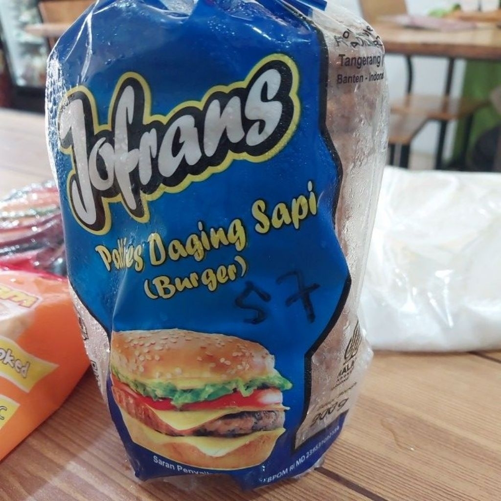 Jofrans Patties Daging Sapi untuk Burger 900 gr